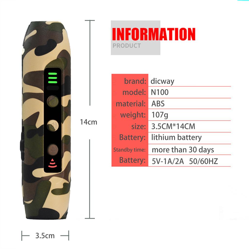 Ultrasonic Pet Dog Cat Repeller Anti Barking Stop Bark Training Device Adapter Trainer LED Ultrasonic with Flashlight Repellent