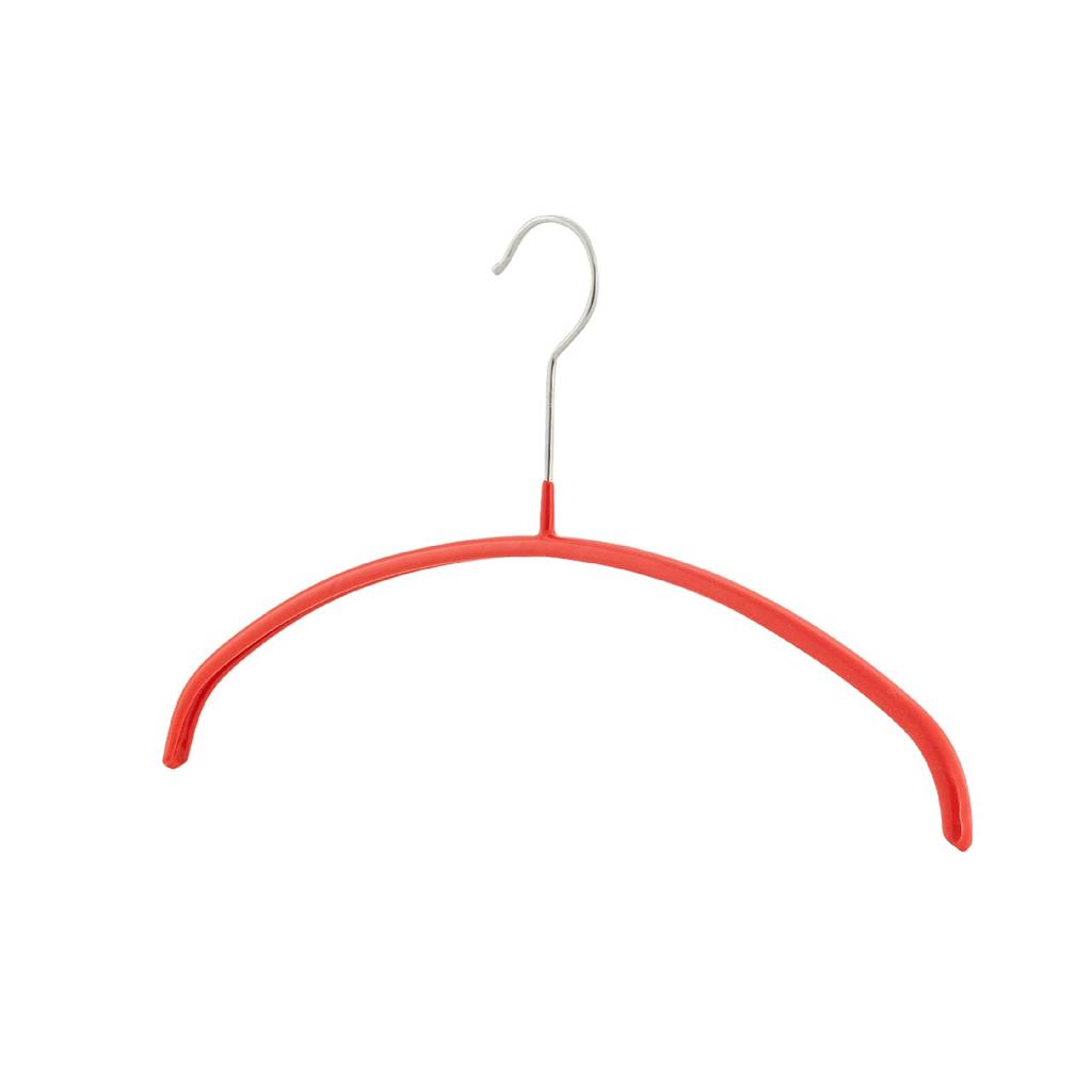 MAWA Economic 36 Hangers of Round Ideal for and Rotating X X [Set 10, Red] Slim, Thin, Space-Saving, Non-Slip Coating, Hangers, Knits, Shirts,