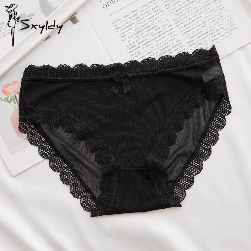 

Женские сетчатые кружевные трусики сексуальное нижнее белье для девочек мягкое нижнее белье трусики нижнее белье женское нижнее белье XL чёрный