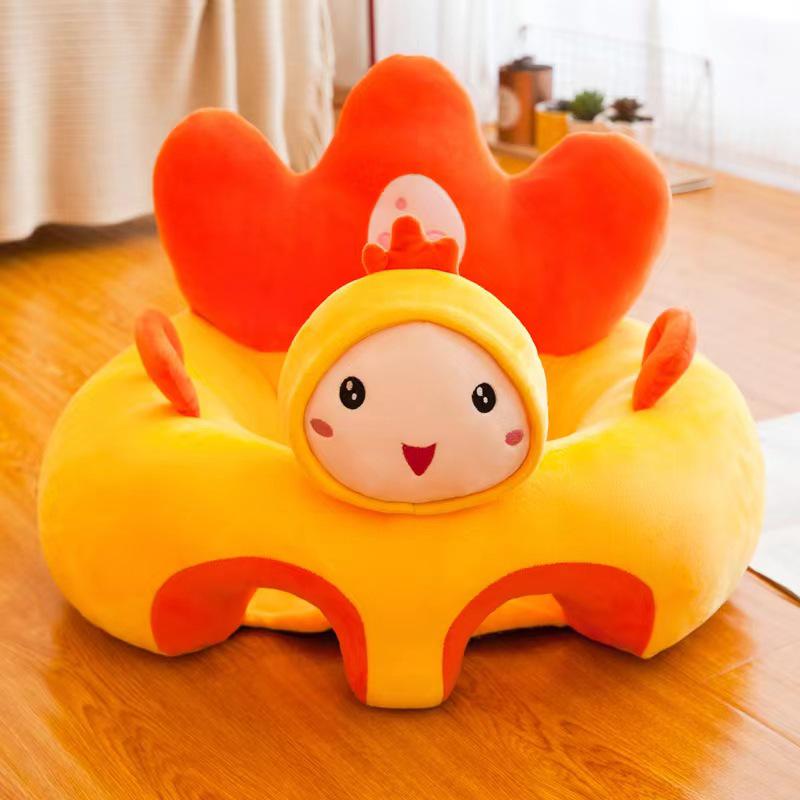 Adorable Animal-Shaped Infant Training Chair & Plush Sofa