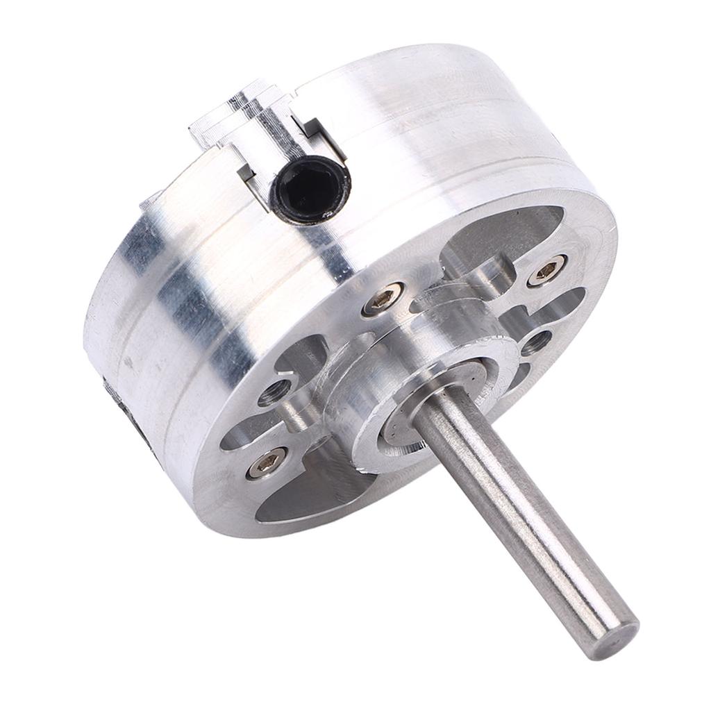 Conjunto de Mandril de Torno de 4 Castanhas Aço Liga Mini Mandril de Torno com Chave de Biela Mandril Auto-Centrante para Torneamento de Madeira Acessório para Torno Elétrico