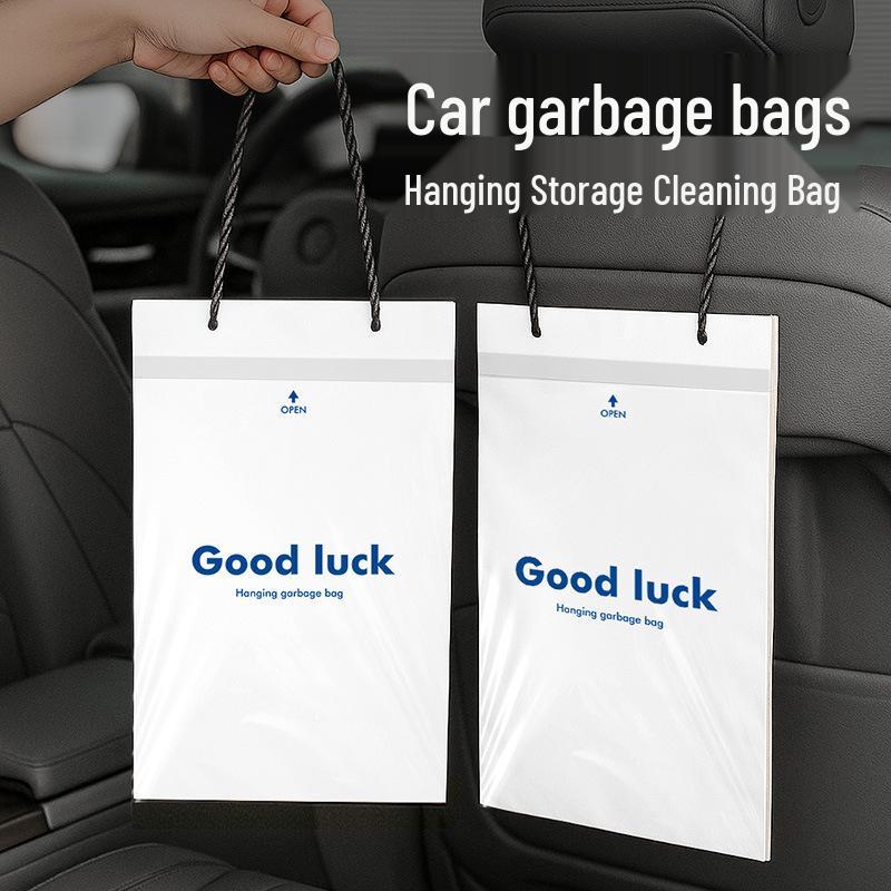 Premium Hanging Car Trash Bag for Interior Cleaning