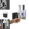Wall Mounted Toothpaste And Toothbrush Holder With Magnetic Closing Function For Convenient Oral Care
