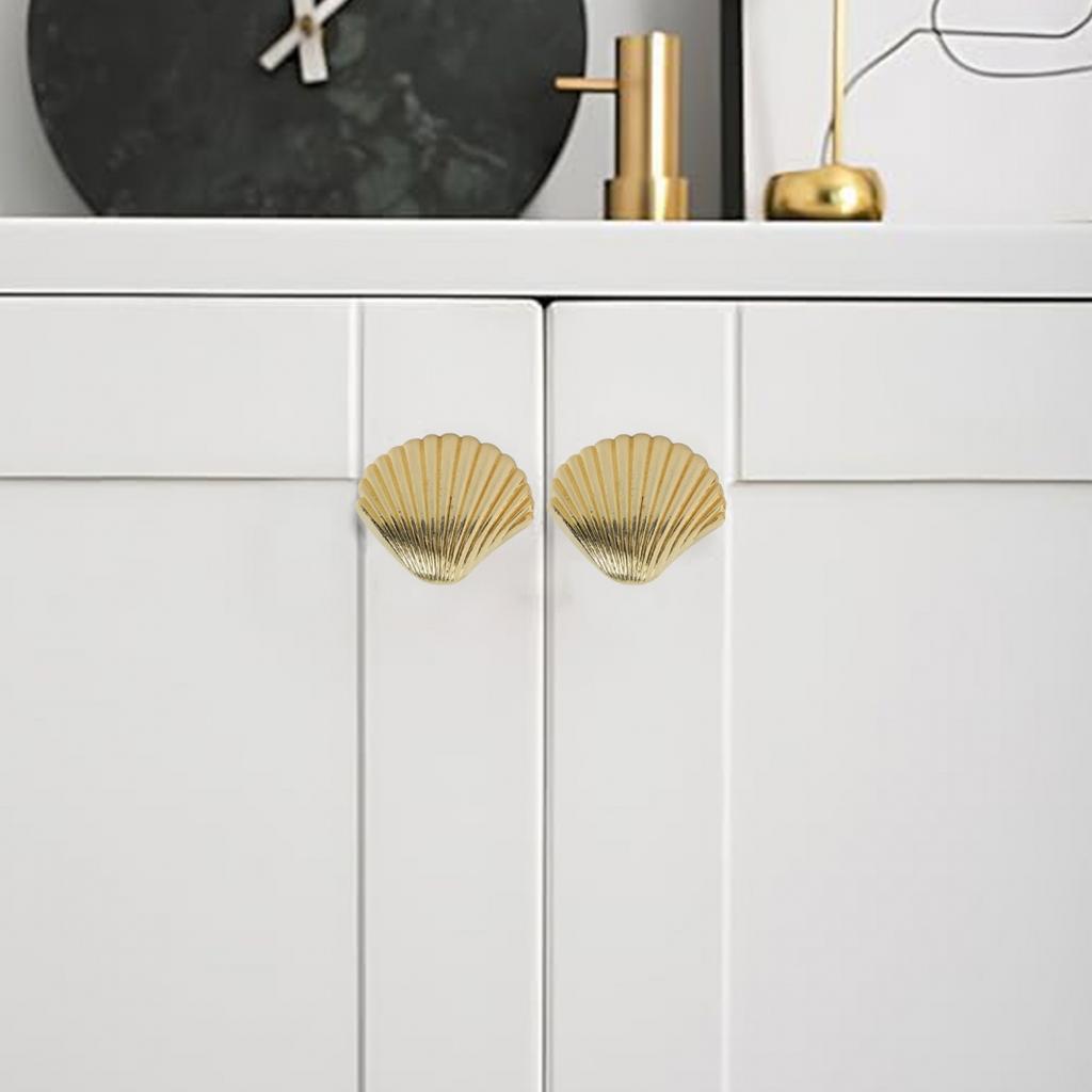 Unique Shell Pull Handle for Furniture In Zinc Alloy Material