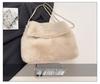 Autumn/Winter 2025 Women's Plush Makeup Bag: Trendy Large-Capacity Clutch & Crossbody Shoulder Bag