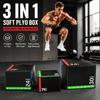 40*50*60cm Plyometric Jump Box 3-in-1 Fitness Training Tool Large Portable Jumping Box Indoor