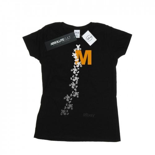 Disney Womens/Ladies Mickey Mouse Climbing Silhouettes Cotton T-Shirt