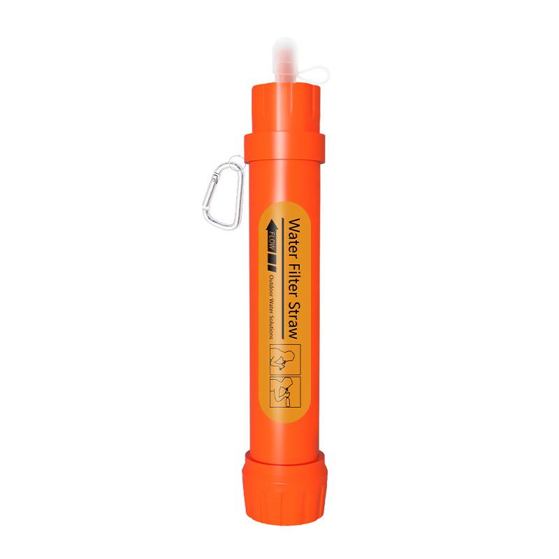 Portable Outdoor Water Filter Straw Water Filter For Survival Or Emergency Supplies Activated Carbon Fiber Sewage Processor