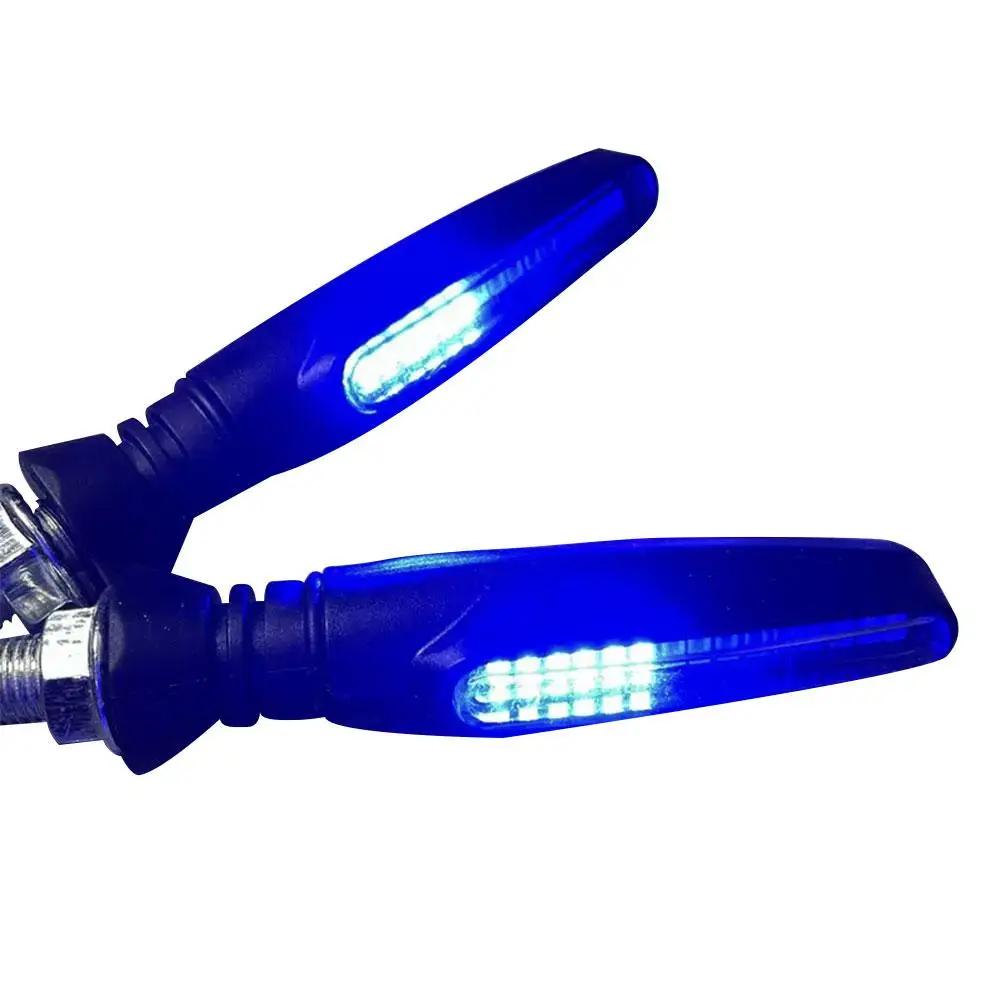 

Универсальный светодиодный мотоциклетный указатель поворота Желтый индикатор сигнала Задний поворотник Мотоциклетные аксессуары 12 В Лампа M0l7