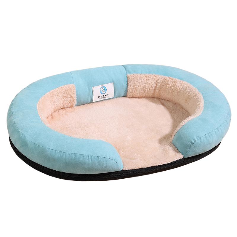 

Домик-кровать для питомца Четыре сезона Кровать для кошки собаки Теплый Съемный чехол Моющийся Укрытие для питомца Овальное отверстие Гнездо для питомца В помещении На улице Коврик для питомца 55x40cm