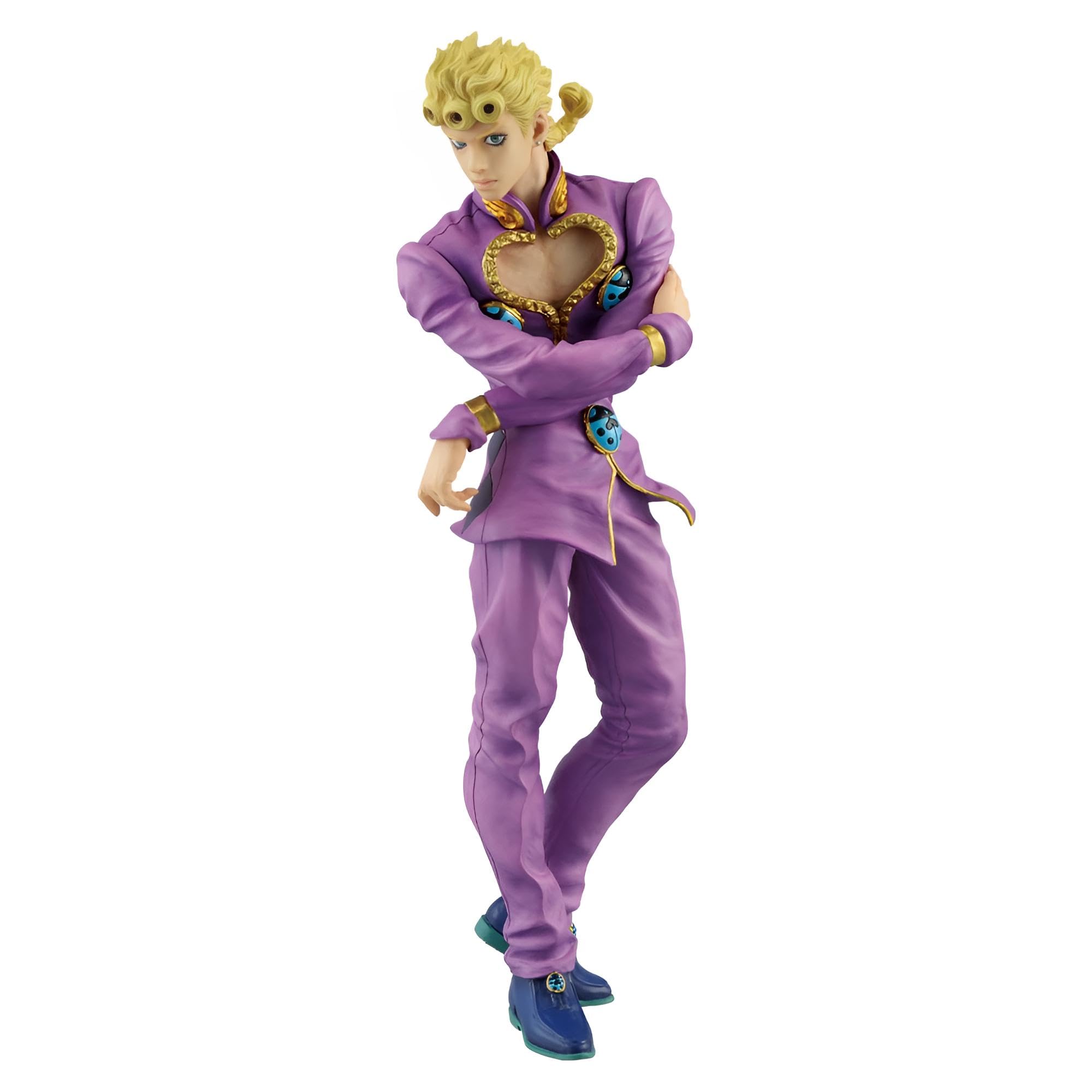

Ichiban Kuji Bizarre Adventure GOLDEN WIND A Prize Giorno Giovanna Figure JoJo s фиолетовый