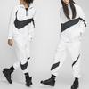 Nike Sportswear Big Swoosh Men's Loose Fit Woven Windbreaker Jacket White Black AR3133-100
