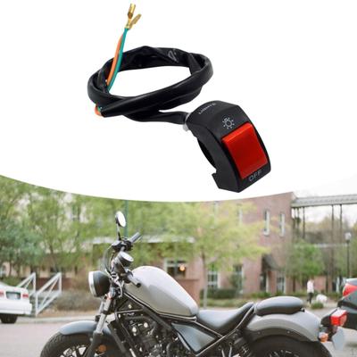 Motorcycle Handlebar Switch 22 Mm 7/8 Inch Spare Part Accessories On Off Button Light Control for