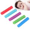 Lot de 5 anneaux de dentition en silicone pour bébé, poignée souple et sûre, porte-crayon pour entraînement musculaire