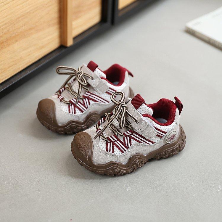 

Trend Fashion Children s Sport Shoes Ergonomics Anti-slippery Kid s Sneakers PU Leather Waterproof Boy s Girl s Running Shoes 21