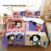 2D Mafalda Bedding Set Single Twin Full Queen King Size Bed Set Kids Bedroom Duvetcover Sets Anime Mafalda Bed