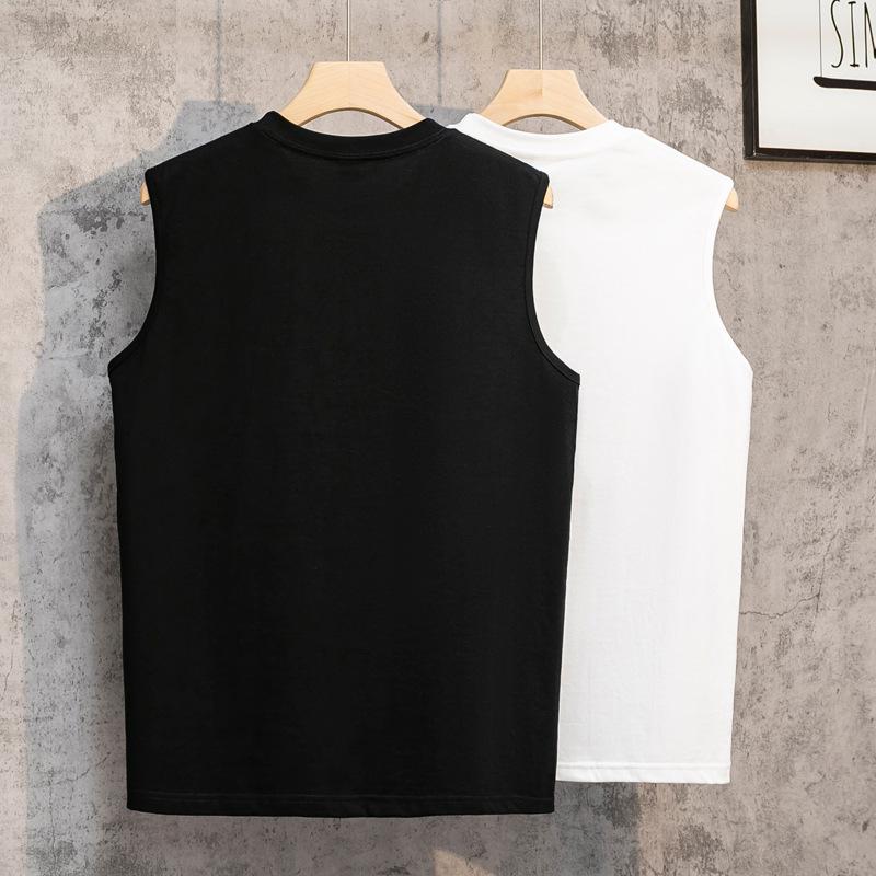 Men's Summer Sports 2024 Vest: Hot Style Breathable Cotton Basketball Sleeveless Waistcoat.