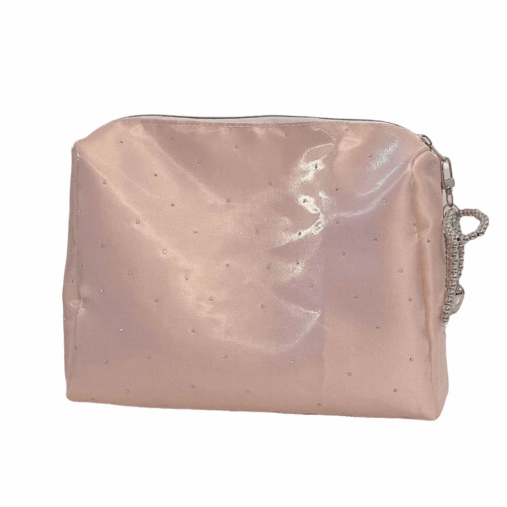 Luxury Sequin Cosmetic Bag Handheld Cosmetic Organizer Rhinestone Handbag  Women s Use L