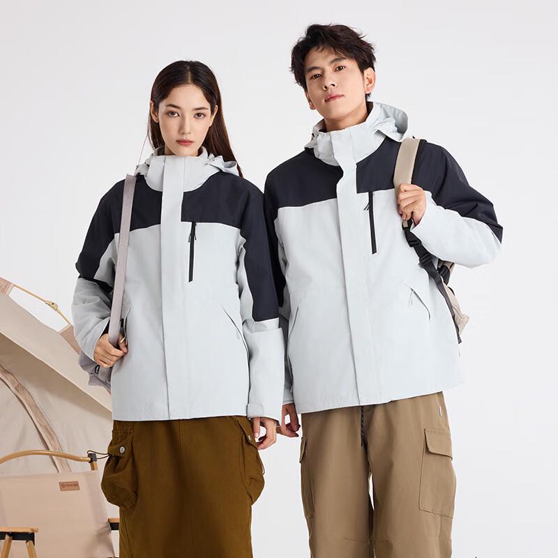 Warrior 2025 Unisex 3-in-1 Outdoor Windbreaker Jacket 4XL