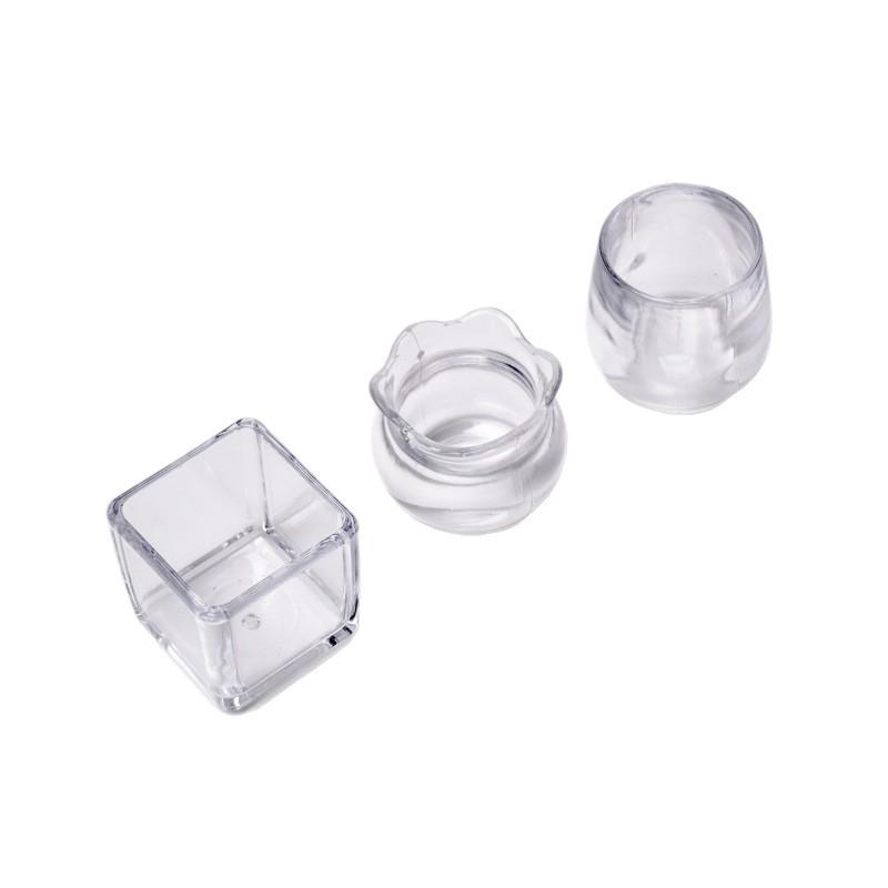 5pcs Mini Plastic Pots for Succulents, Tiny Planters for Fairy Garden & Dollhouse Miniature Decor