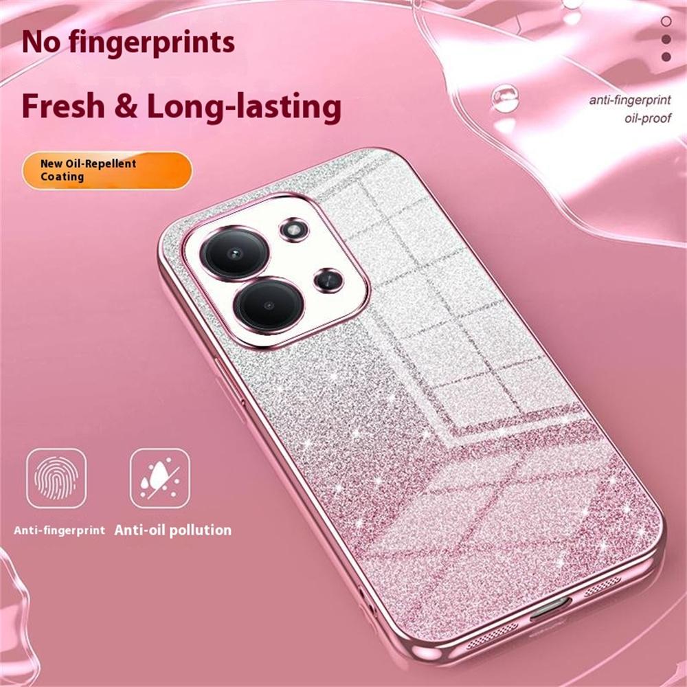 Phone Case For Xiaomi Poco C85 4G (173mm) / Redmi 15C 4G (EU) (173mm) / 15C 5G (EU) (173mm) Electroplating Gradient Glitter TPU Phone Cover