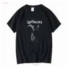 SATYRICON Band Schwarzes Baumwoll-T-Shirt S 4XL NL1607 Lang- oder Kurzarm Vintage Gewaschen Stilvoll Bequem Lässig