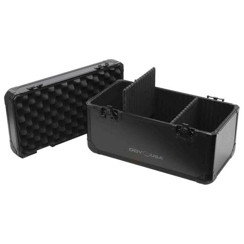 

Odyssey K7120BL Utility Case for 120/7-inch Records, Black Chrome Series