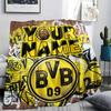 Custom Name,BVB Printed Flannel Blanket, Soft Throw for Bedroom Sofa, Washable, Christmas Present, Great Gift.