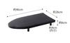 Yamazaki Tower Ironing Board with Legs, Small, Black, Approx. W46 X D26 X H6cm, Tower Design, Comfortable To Hang, Product Number: 5788