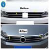 Car Front Hood Bonnet Stripes Front Engine Trim Decorative Strip Cover Exterior Accessories For Volkswagen Jetta Mk6 2012 - 2018