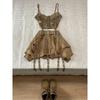 Harajuku Vintage-Mode 3-teiliges Set für Damen, kurze Strickjacke + schmale Weste + Y2k E-Girl-Rock mit hoher Taille, Hot Girls-Anzug im koreanischen Stil