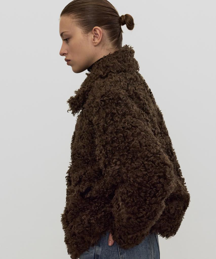 Ellioti Poodle Fur Jacket_3Color