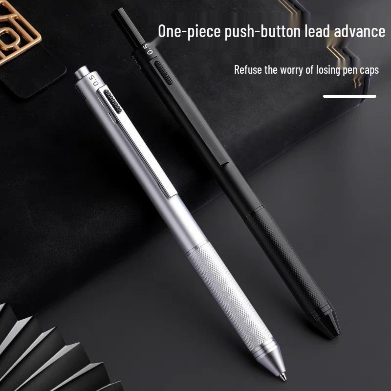 Multifunctional Gravity Sensor Metal Pen: 4-in-1 Ballpoint & Mechanical Pencil for Students, Multicolor