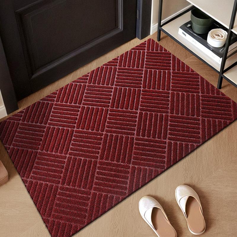 Non Slip Home Entry Mat Easy Clean Scraper Carpet Durable Outdoor Rug Ideal For Home Use Waterproof Entryway Doormat