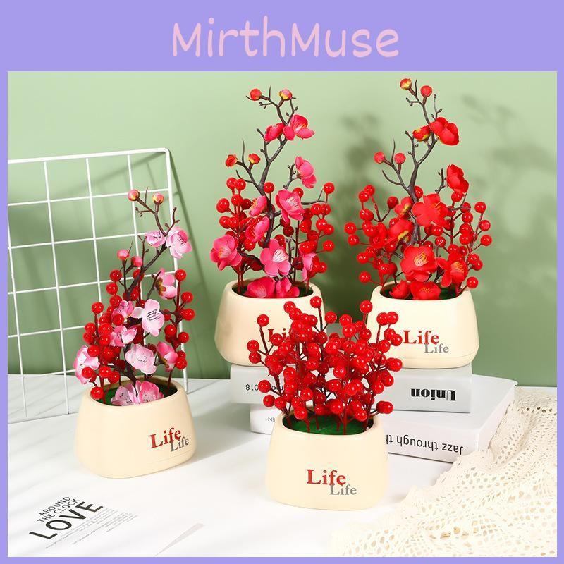 Sweet Winter Wealth Fruit Simulation Pottery Fake Flower Bonsai Home Decoration