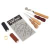 Leather Sewing Tools Kit Wear Resistant DIY Leather Craft Hand Stitching Set for Shoe Bag Repair Work