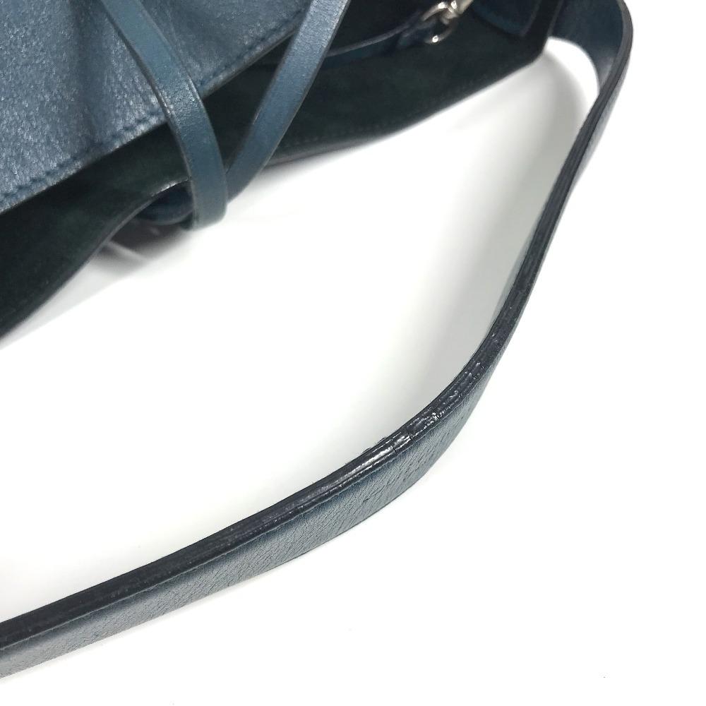 Louis Vuitton M94588 Z gankiem NN14GM Torba Cuir-Nuance Torba na ramię Skóra niebieska