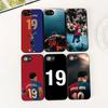 Soft Cover for Xiaomi Redmi Note 12 11 10 A3 Pro 10A 10C 12C Note12 5G 4G Casing Phone Case Soccer No 19 Football Number No19