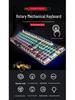 820A Retro Punk Luminous Mechanical Gaming Keyboard