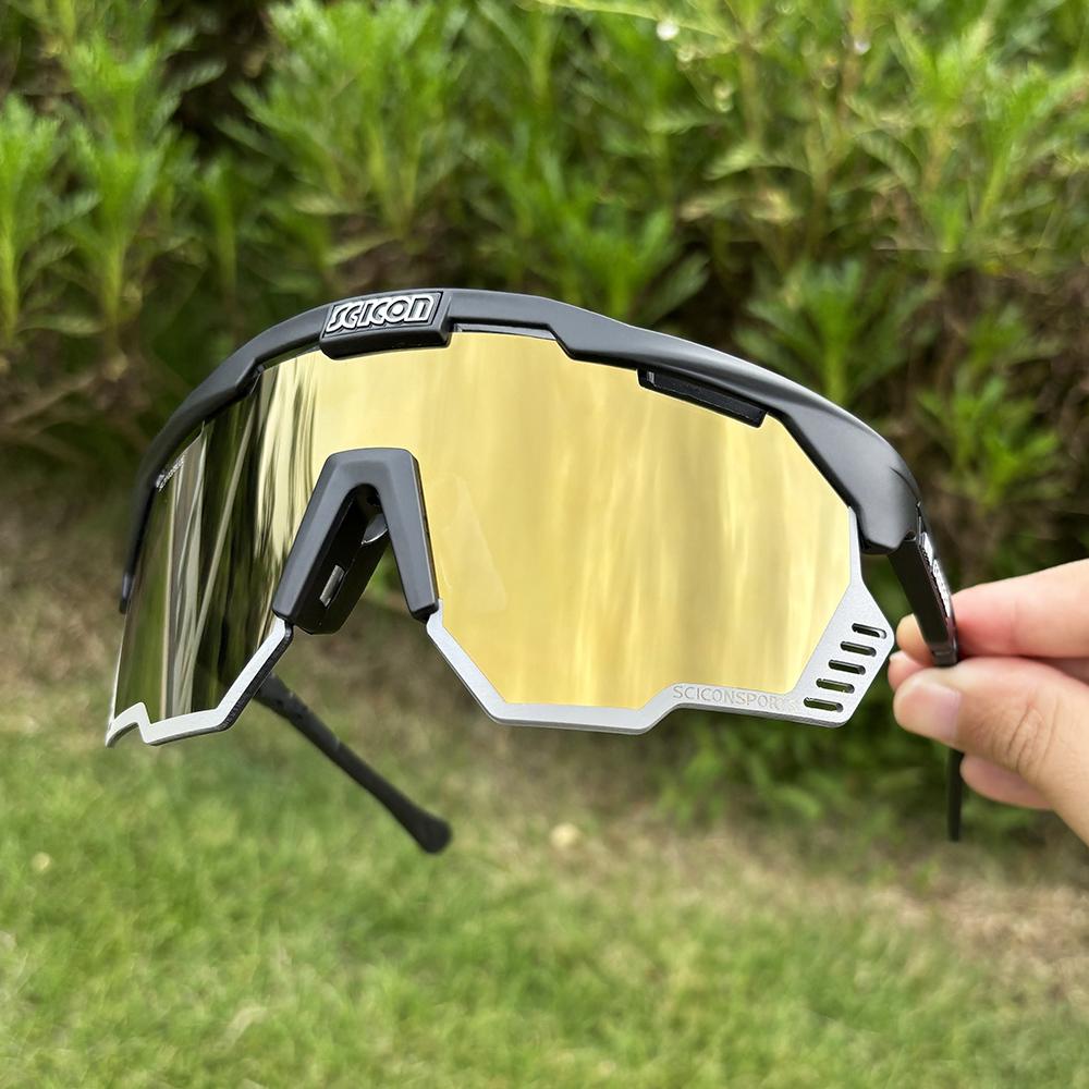 SCICON Cycling Sunglasses UV400 Cycling Glasses MTB Bike Goggles Outdoor Running Driving Riding Sports Bicycle Eyewear
