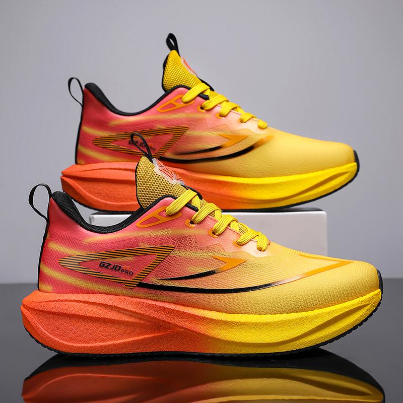 Men's Running Shoes Luxury Shoes Outdoor Sneakers Race Breathable Mesh Couple Off-road Cushioning Trainer Shoes Non-Slip Fashion
