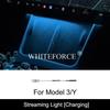 For Tesla Model 3/Y 2017-2023 Streaming Ambient Light Dashboard Flow Light Remote/APP Control USB Ambient Strip Lamp Decoration