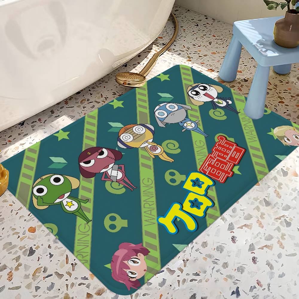 Anime Keroro Gunsou Frog Kitchen Mat Cheaper Anti-slip Modern Living Room Balcony Printed Modern Home Decor