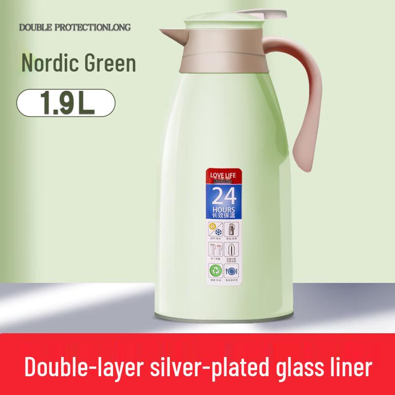 Tinle Glass Lined Insulated Kettle