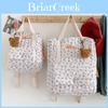 Kid Cotton Quilted Backpack With Floral Prints For School And Travel