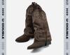 2025 Fall/Winter Merrell Women's Vintage Western High-Heel Knee-High Cowboy Boots