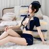 Sex underwear European and American sexy hip skirt cosplay stewardess uniform temptation suit Sao COS uniform