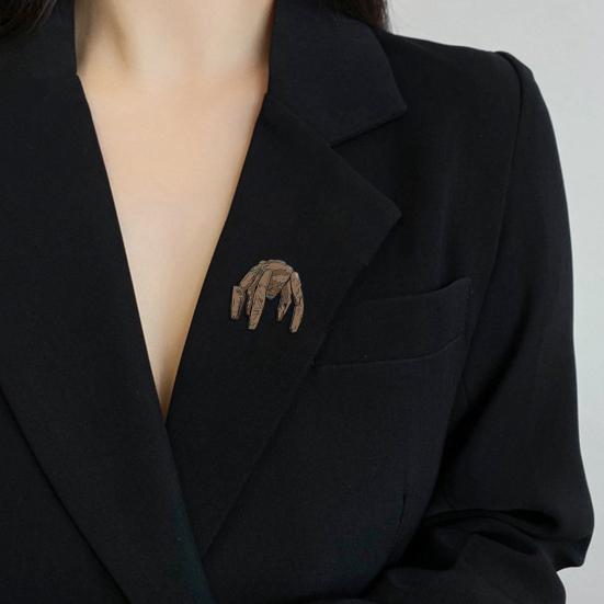 Project Hail Mary Enamel Pin Spacecraft Logo Sculpture Clutch Backing Commemorative Pin Jackets Backpacks
