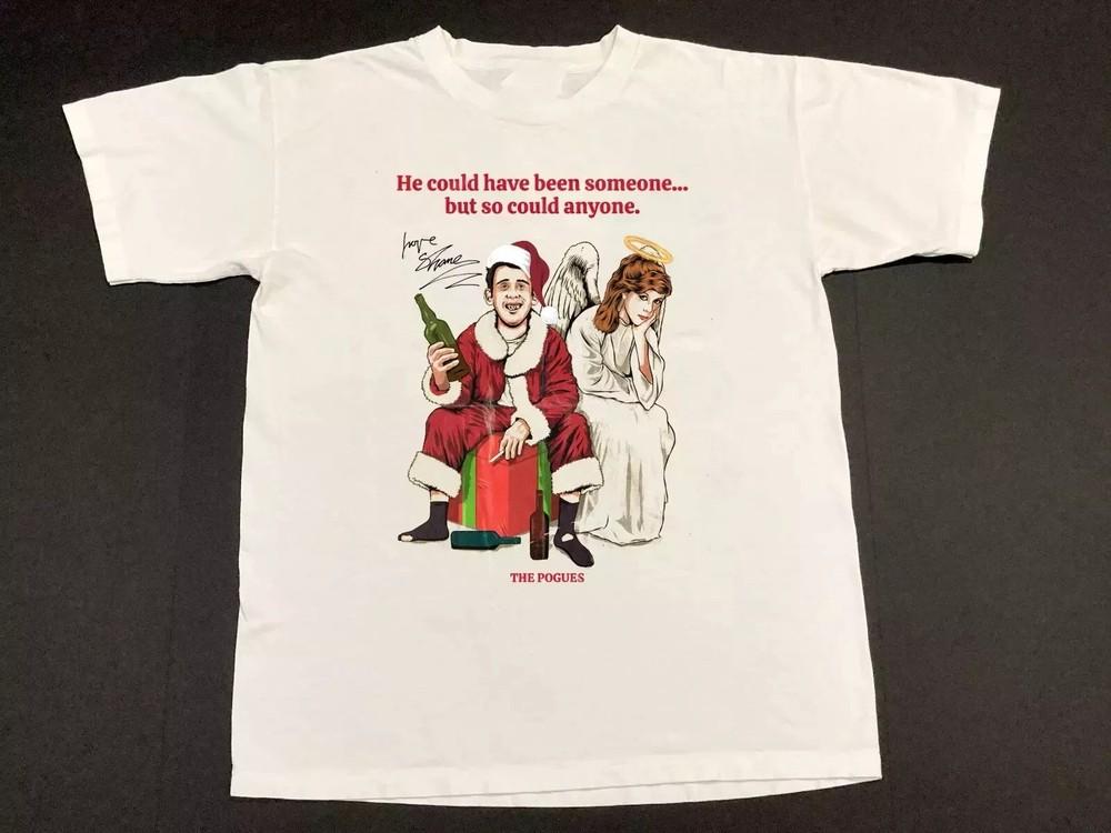 Rare The Pogues Band Merry Christmas With Shane MacGowan S to 5XL T-shirt TMB189 Unisex T-Shirt XXL