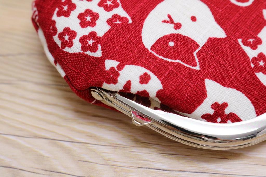 Kyoyu Nyankomon Cat Wallet with Coin and Accessory 12 X Red Japanese-made Case, 3.3 Inches, 11.5 Cm,